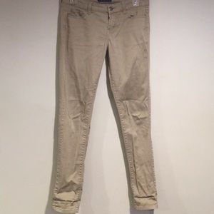 Khaki Skinny Jeans